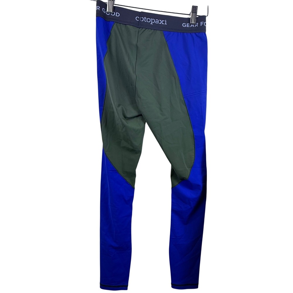 Cotopaxi Haraka Mens‎ Medium Blue Green Baselayer Thermal Leggings - Picture 2 of 5